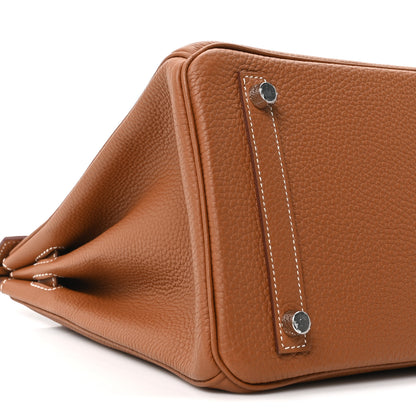 Hermes Togo BIRKIN 30 Gold 8 of 10
