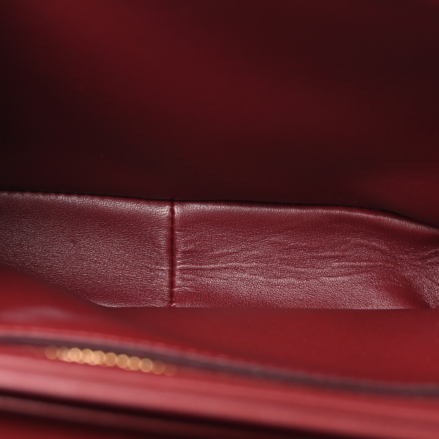Celine Shiny Calfskin Teen Triomphe Light Burgundy 6 of 15