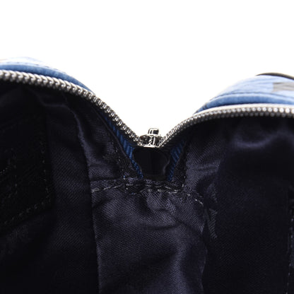 MCM Visetos Small Heritage Line Camera Crossbody Bag Munich Blue 9 of 15