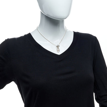 Hermes Sterling Silver Amulette Chaine d'Ancre Necklace 3 of 4