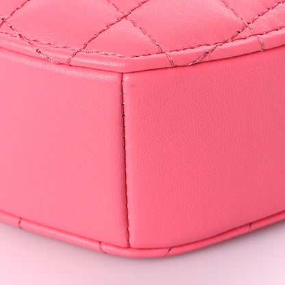 Chanel Lambskin Quilted CC In Love Heart Bag Pink 8 of 8