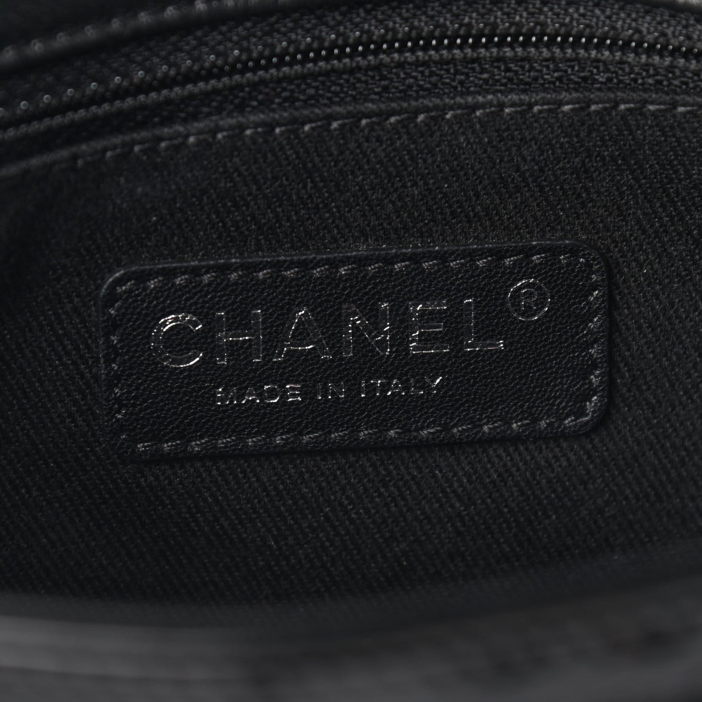 Patent Quilted Small Coco Shine Flap Black