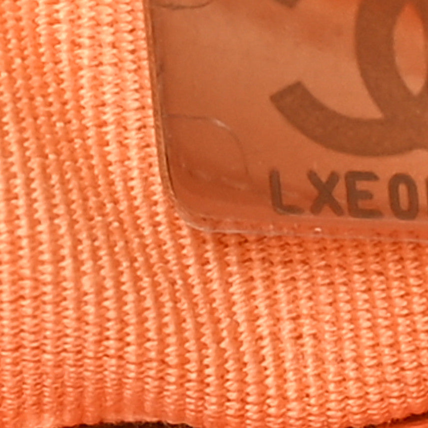 Shaded Caviar Quilted My Everything Small Flap Orange Light Orange