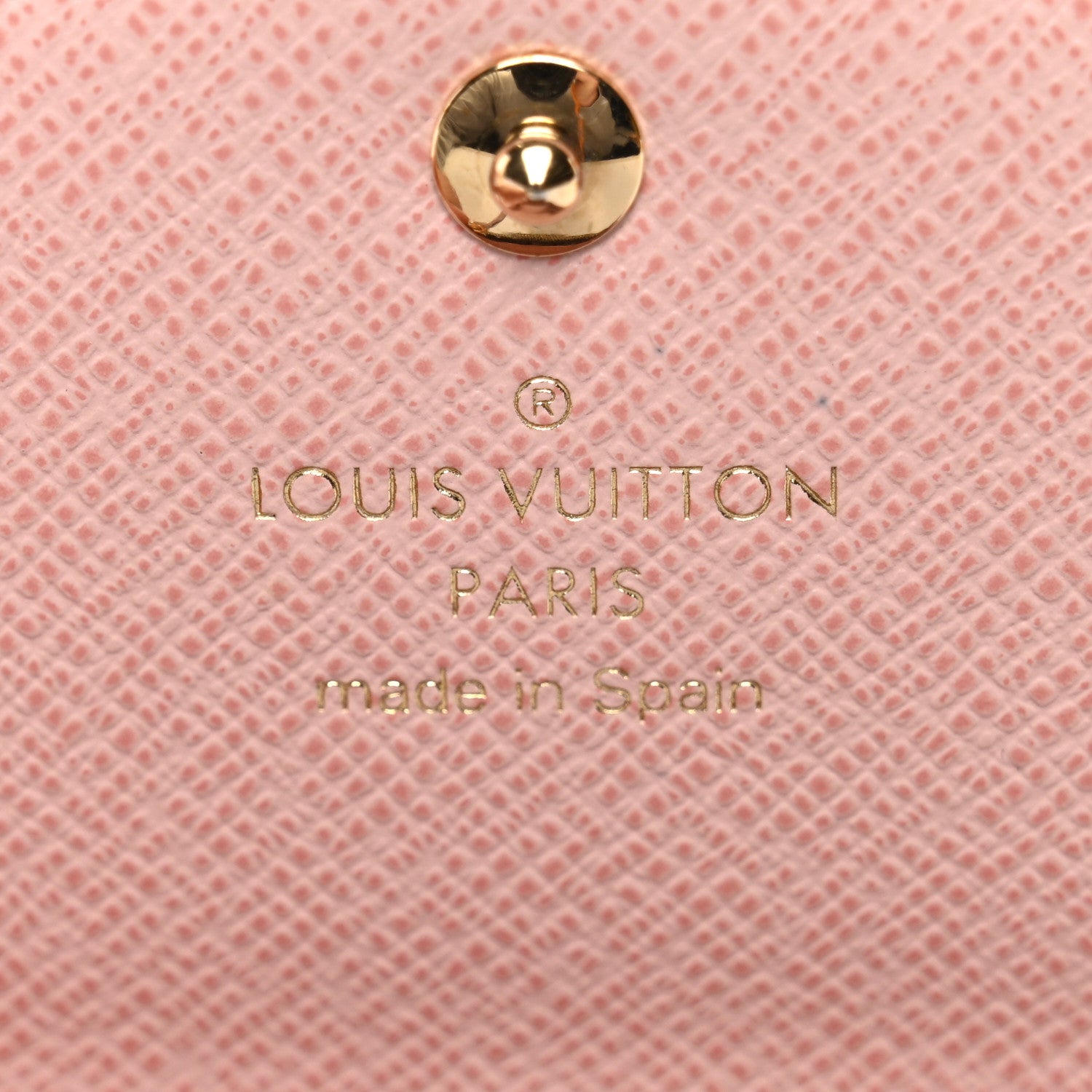 Louis Vuitton Damier Ebene Rosalie Coin Purse Rose Ballerine 6 of 7