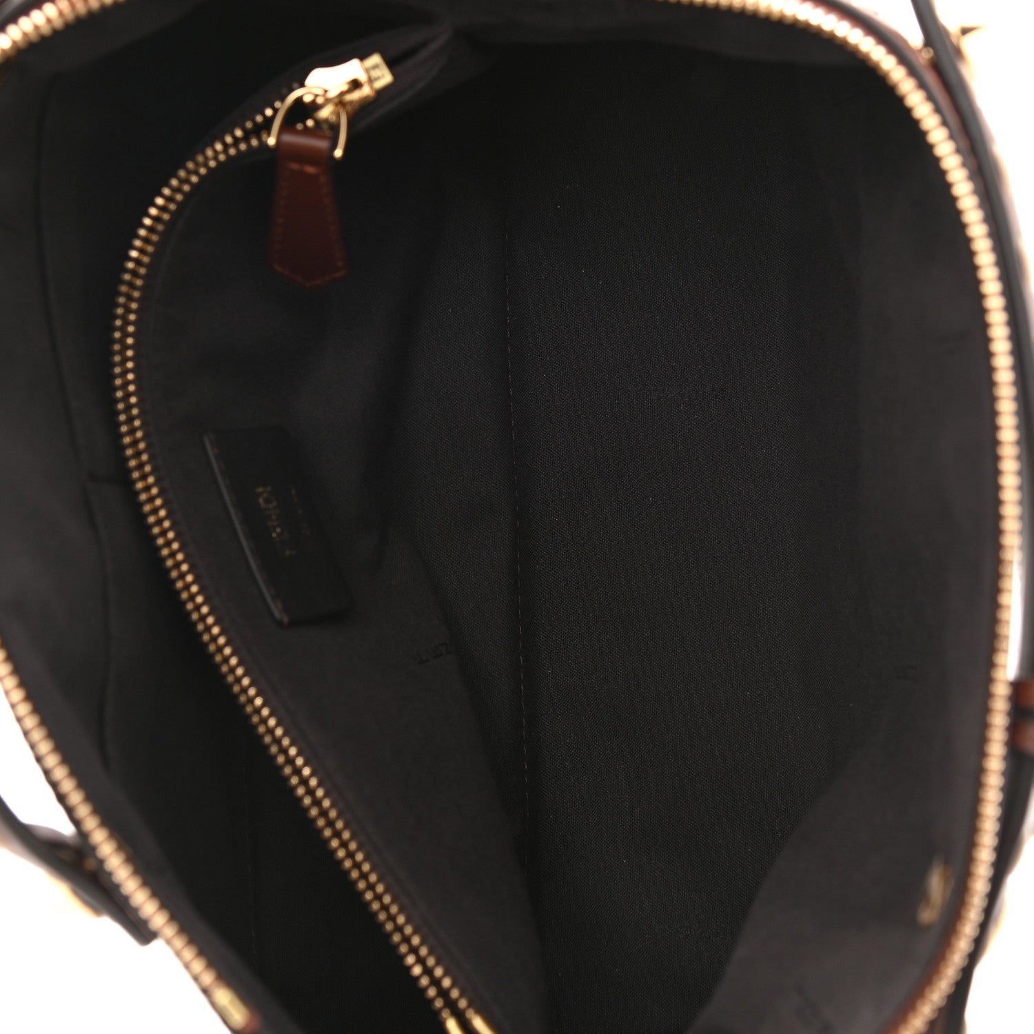 Fendi Vitello King Macro Stitchings Logo Medium By The Way Boston Bag Praline 8 of 12