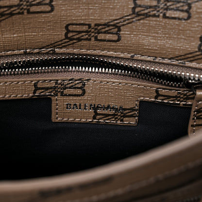 Balenciaga Coated Canvas BB Monogram Neo Cagole Handbag XS Beige Brown 6 of 9