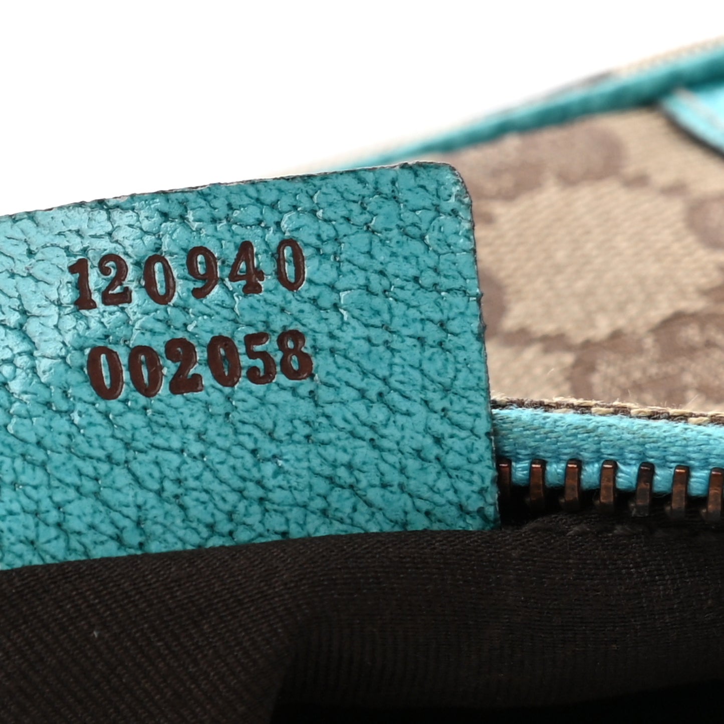 Monogram Horsebit Nail Chain Pochette Turquoise
