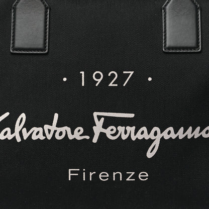 Salvatore Ferragamo Canvas 1927 Signature Duffle Black 6 of 8