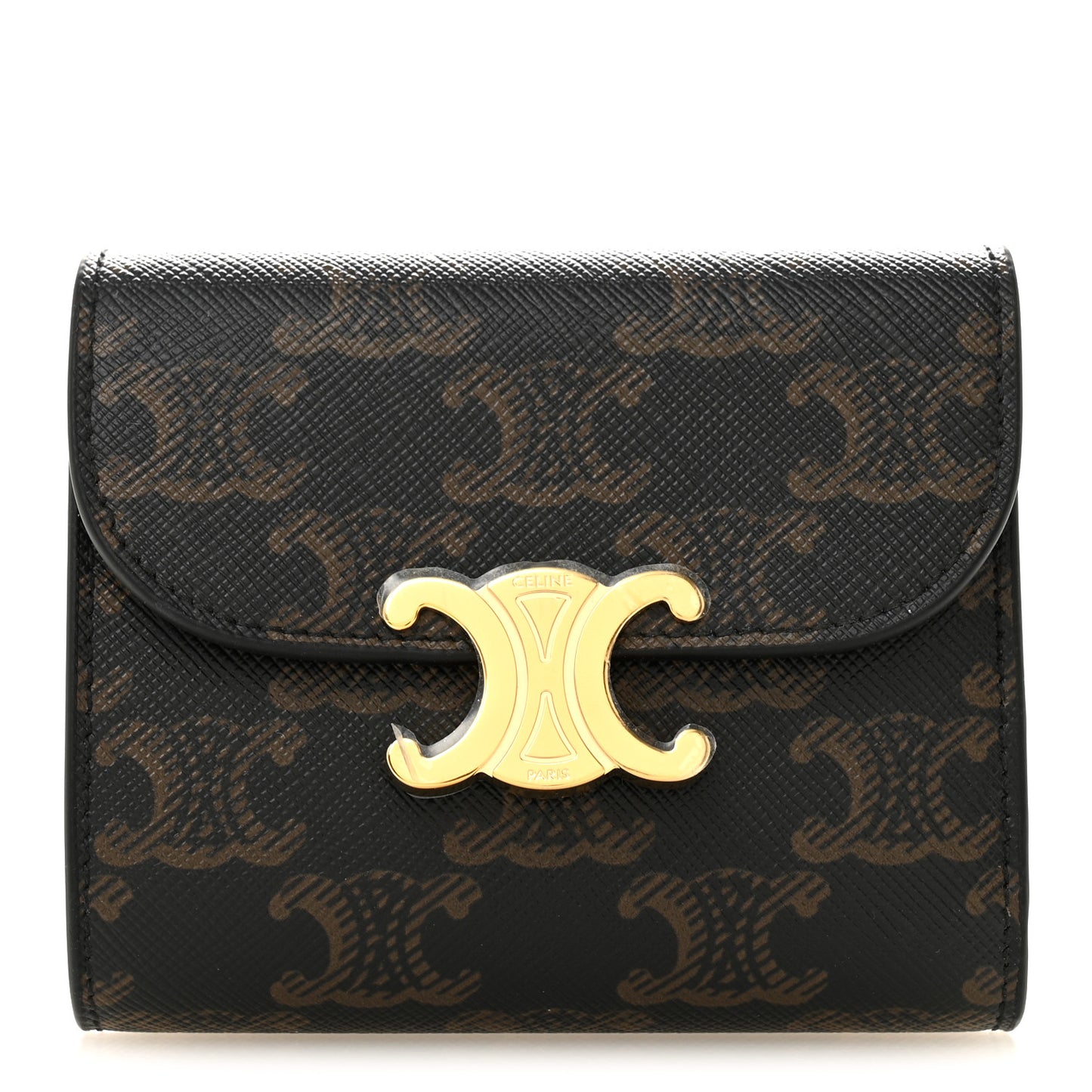 Triomphe Canvas Small Triomphe Wallet Tan