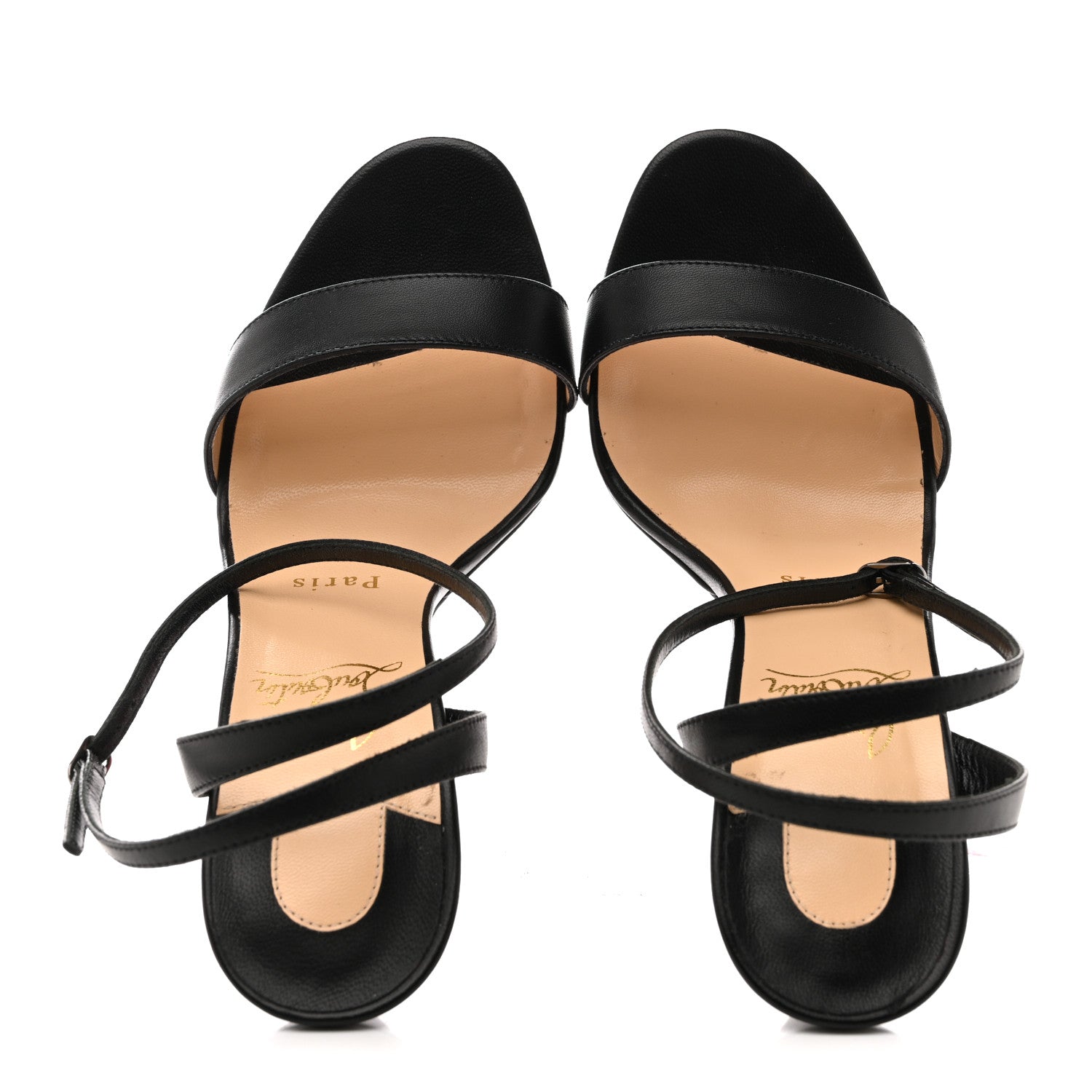 Christian Louboutin Nappa Loubi Queen 120 Pumps 37 Black 2 of 9