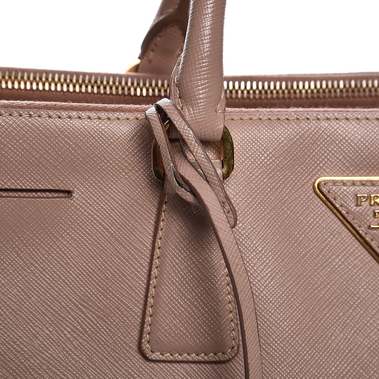 Saffiano Large Galleria Double Zip Tote Cammeo
