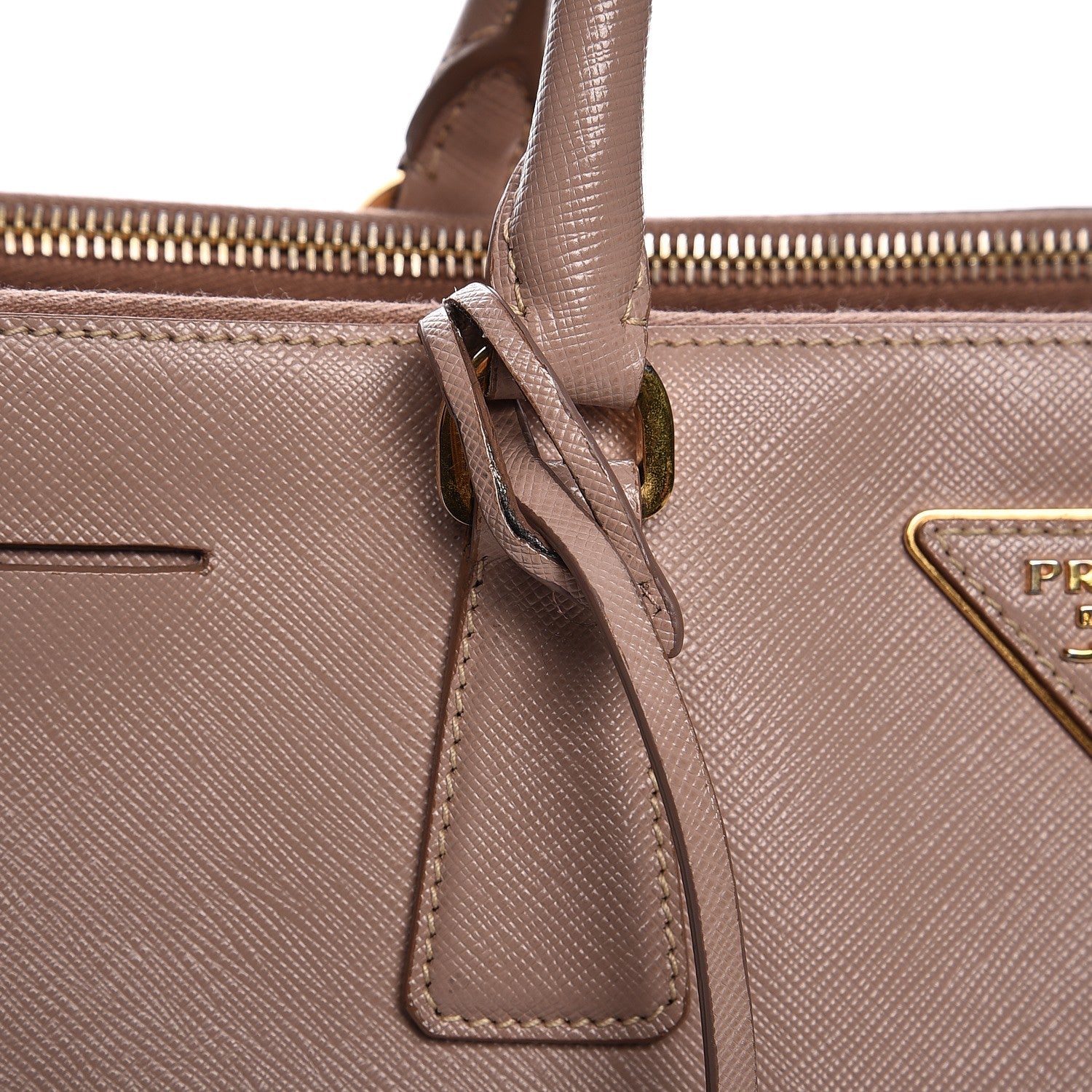 Prada Saffiano Large Galleria Double Zip Tote Cammeo 9 of 17