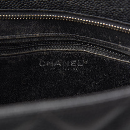 Chanel Caviar Quilted Medallion Tote Black 6 of 15
