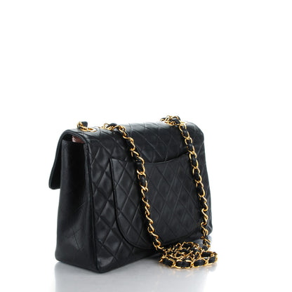 Chanel Lambskin Quilted XL Jumbo Single Flap Black 3 of 9