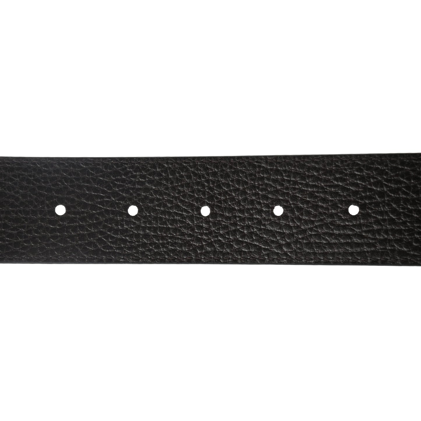 Dollar Calfskin Nickel Double G Reversible 37mm Belt 105 42 Black New Acero