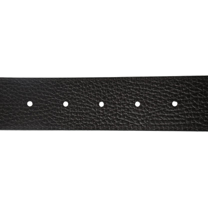 Gucci Dollar Calfskin Nickel Double G Reversible 37mm Belt 105 42 Black New Acero 3 of 5