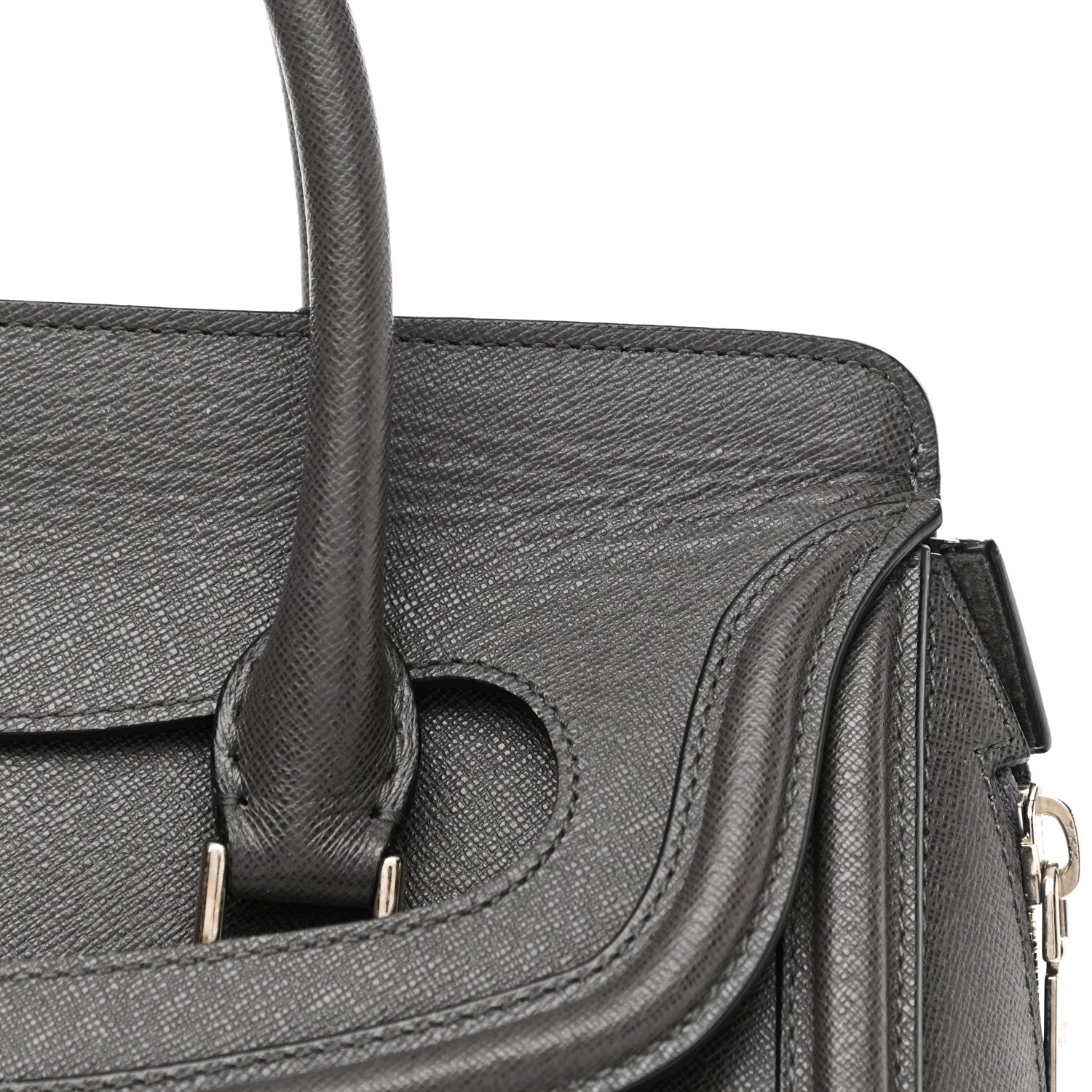 Alexander McQueen Calfskin Large Heroine Grey 10 of 19