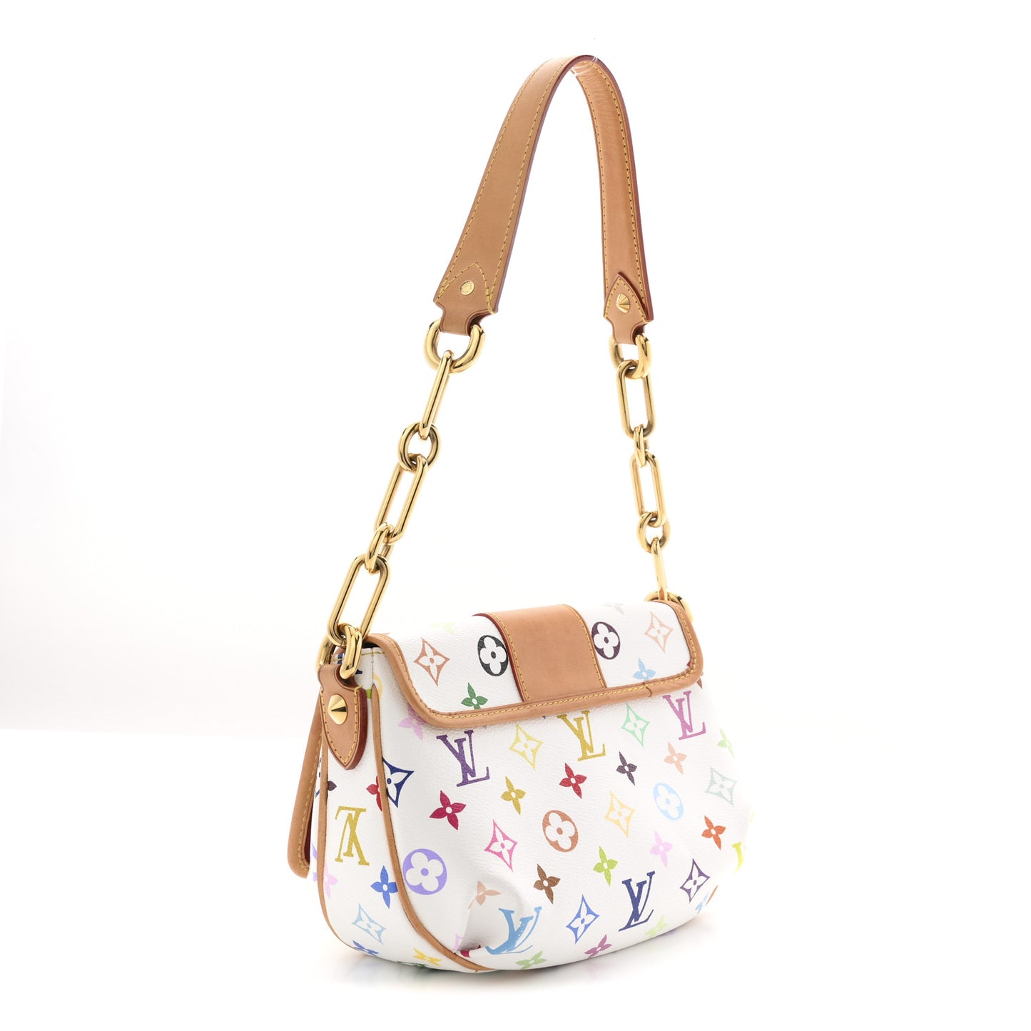 Monogram Multicolor Patti White