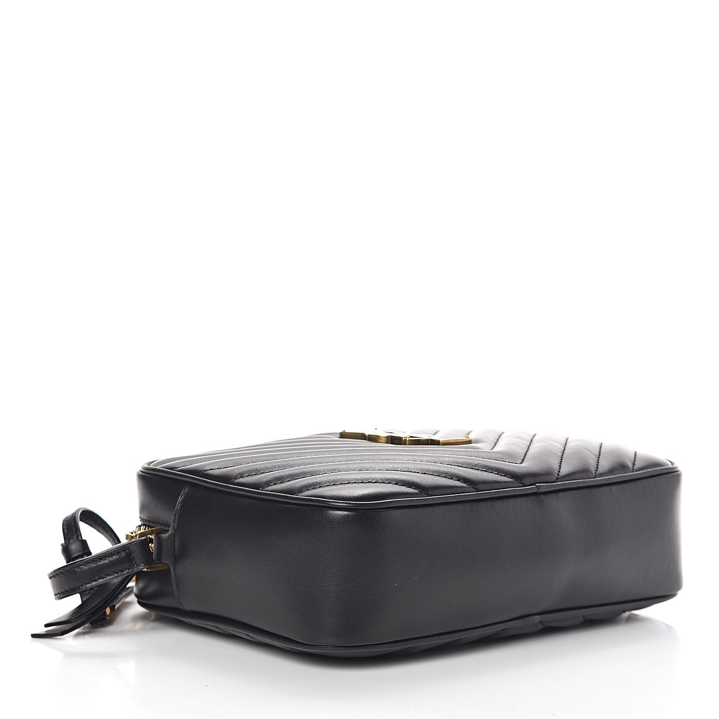 Calfskin Matelasse Monogram Lou Camera Bag Black