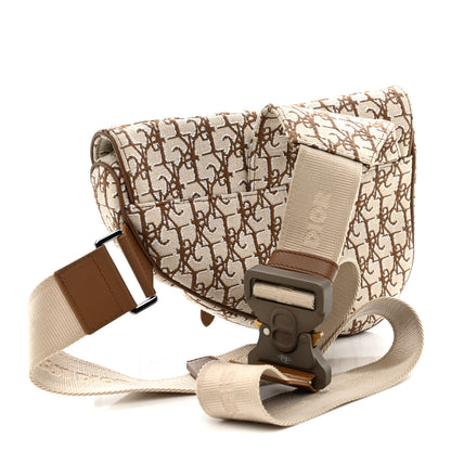 Christian Dior X CACTUS JACK Oblique Saddle Bag Coffee 3 of 9