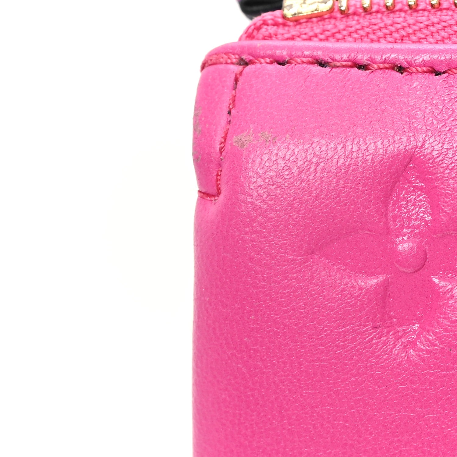 Louis Vuitton Lambskin Embossed Monogram Coussin PM Rose Miami 10 of 10