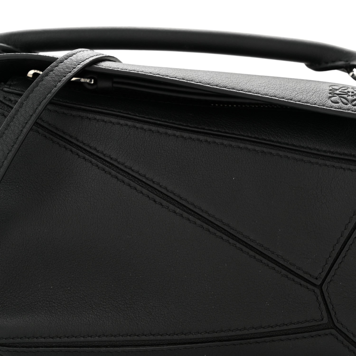 Loewe Calfskin Mini Puzzle Bag Black 7 of 9