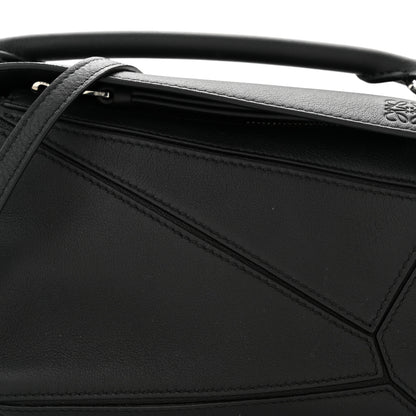 Loewe Calfskin Mini Puzzle Bag Black 7 of 9