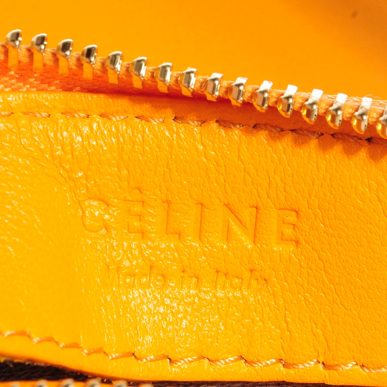 Celine Lambskin Small Trio Crossbody Bag Sunflower 6 of 10