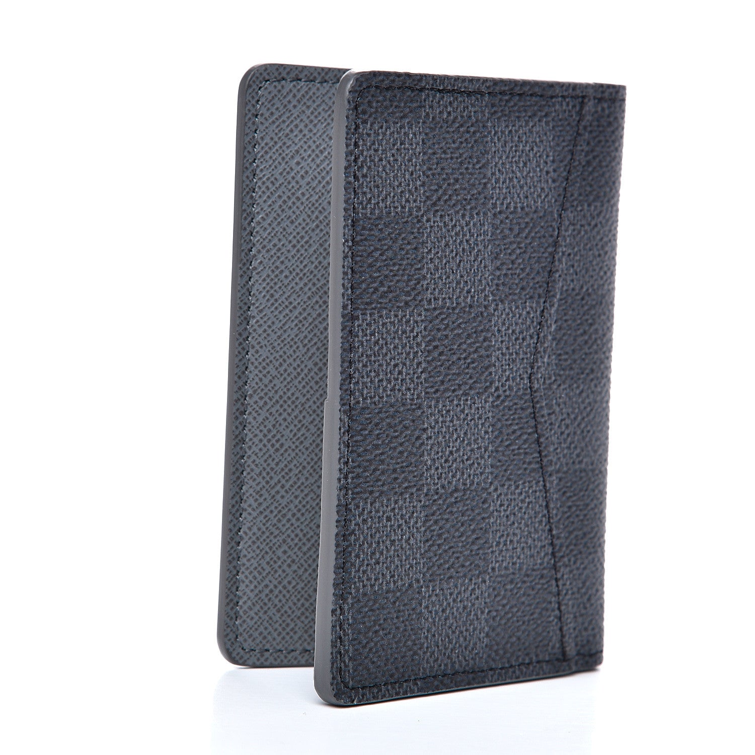 Louis Vuitton Damier Graphite Logo Pocket Organizer Grey 2 of 5