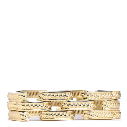 David Yurman 18K Yellow Gold Gatelin Link Bracelet 3 of 4
