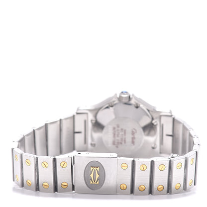 Cartier Stainless Steel 18K Yellow Gold 29mm Santos Octagon Automatic Watch 3 of 4