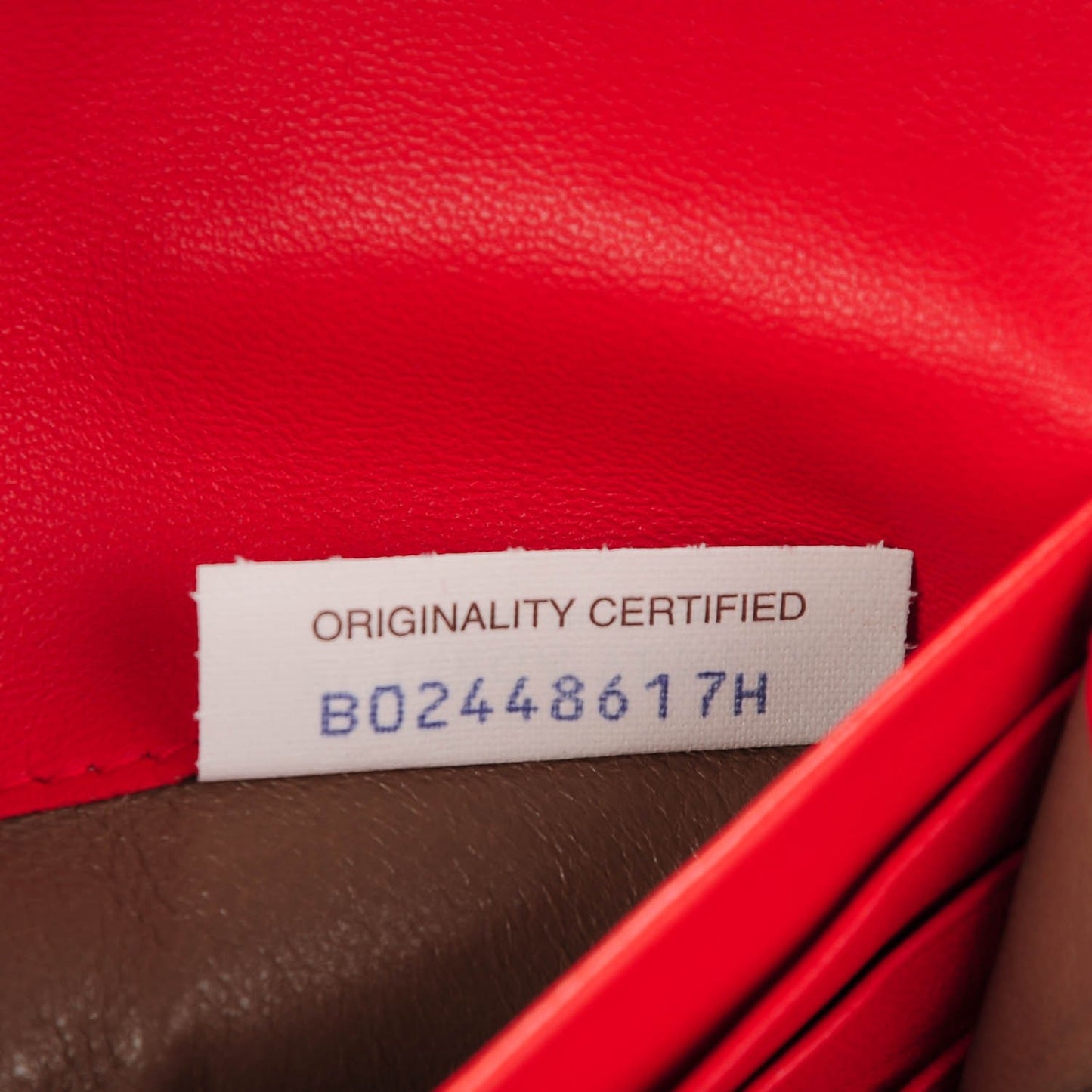 Nappa Intrecciato Continental Flap Wallet Red