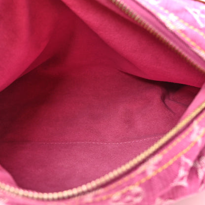Louis Vuitton Denim Baggy PM Fuchsia 5 of 9