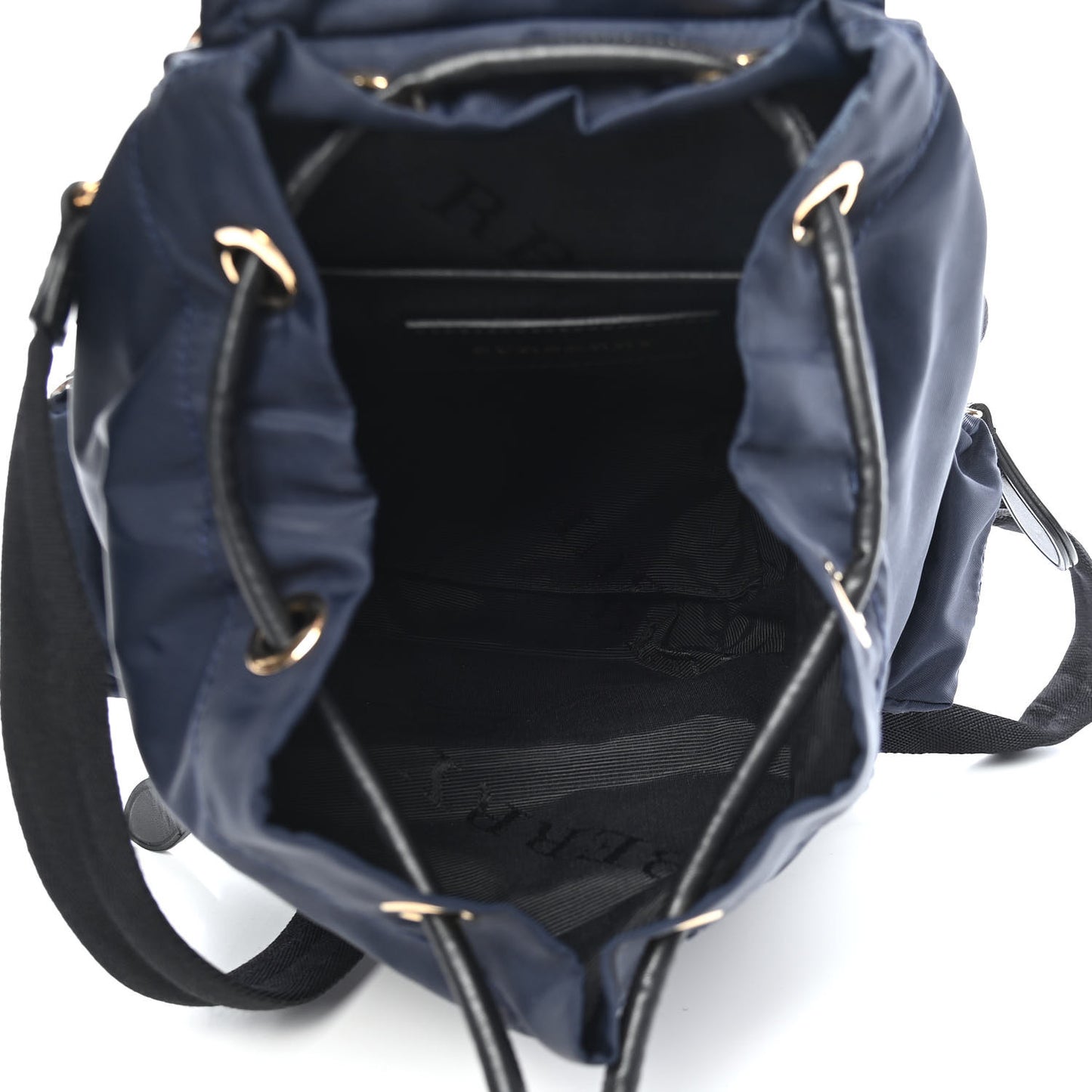 Nylon Small Crossbody Rucksack Backpack Ink Blue