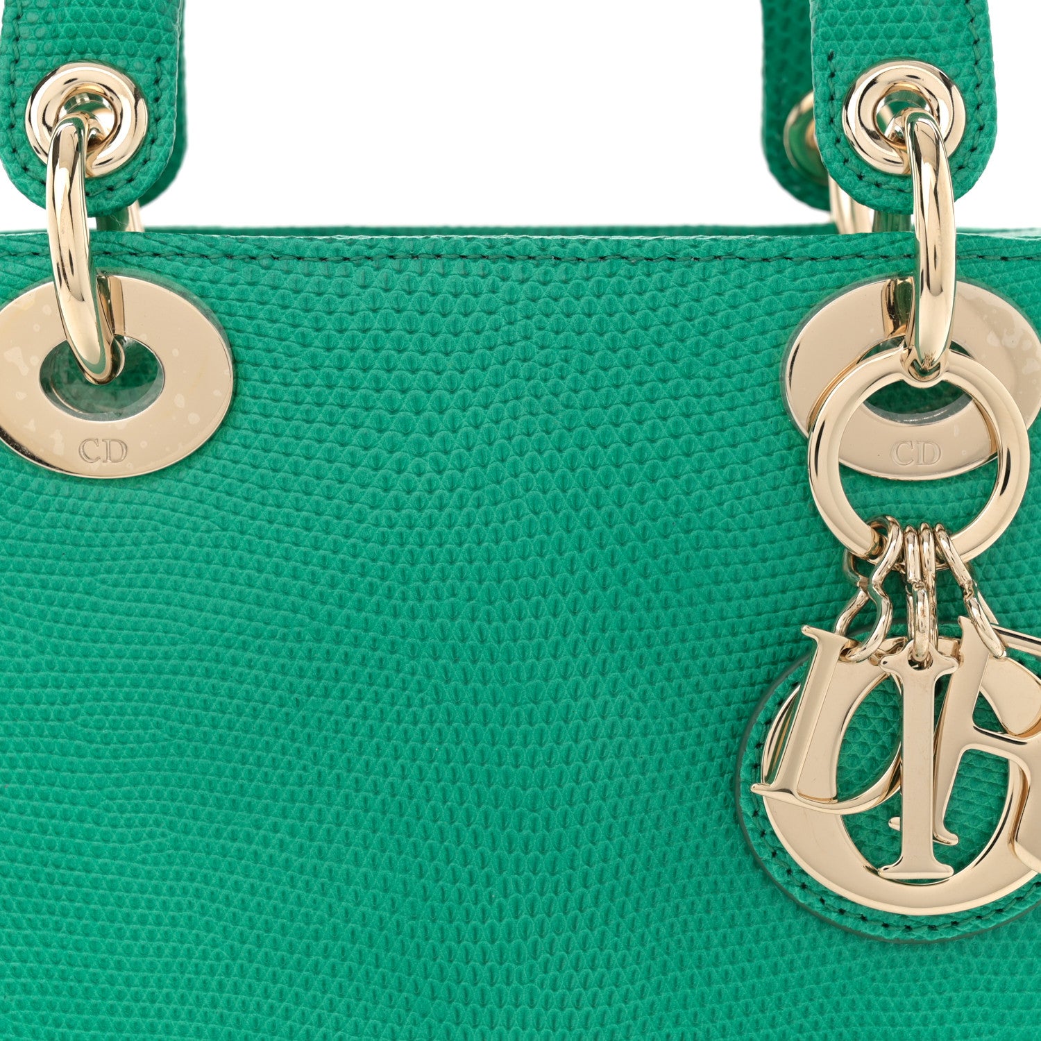 Christian Dior Lizard Mini Lady Dior Green 8 of 10