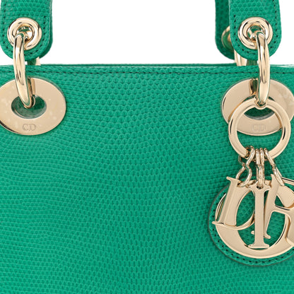 Christian Dior Lizard Mini Lady Dior Green 8 of 10