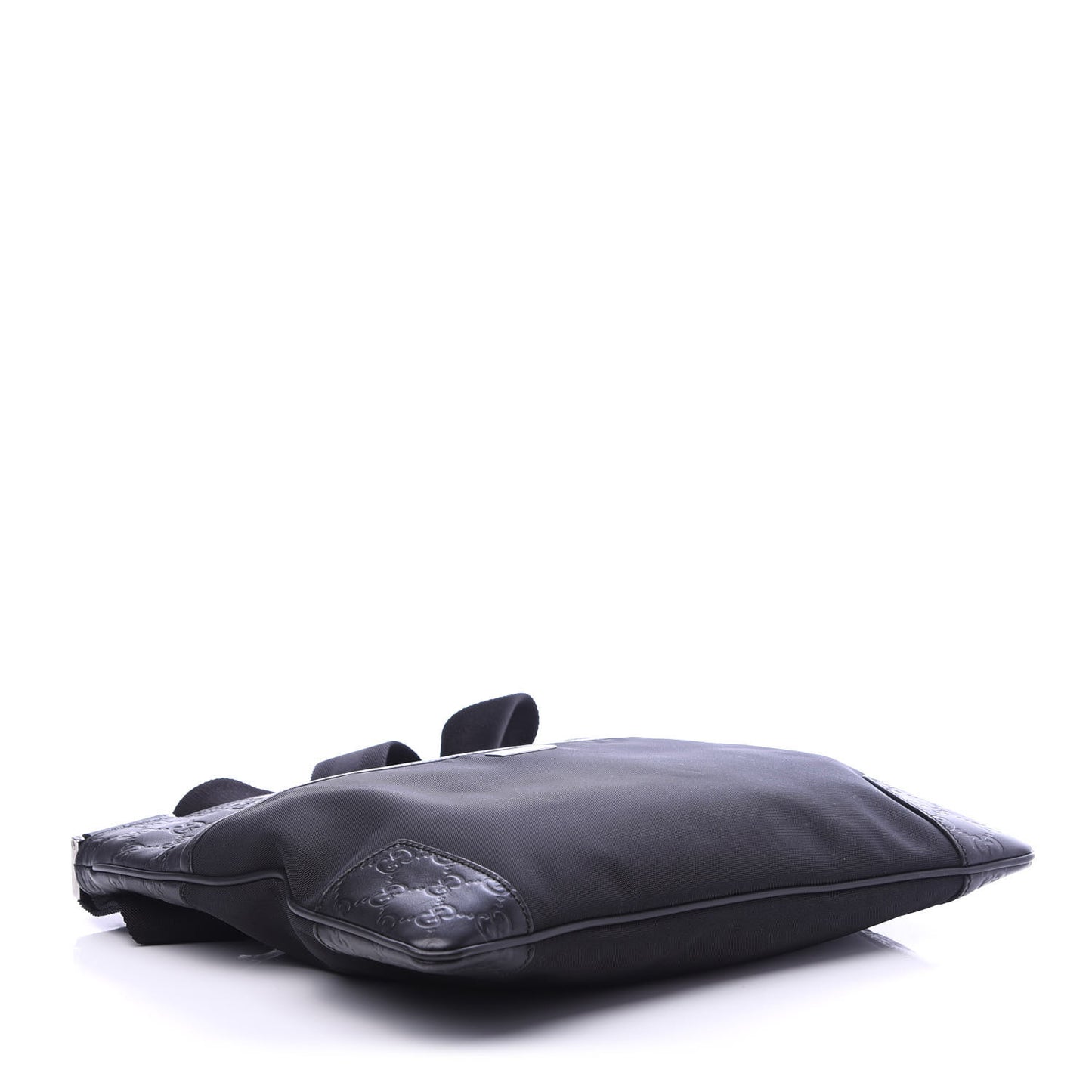 Guccissima Nylon Messenger Bag Black