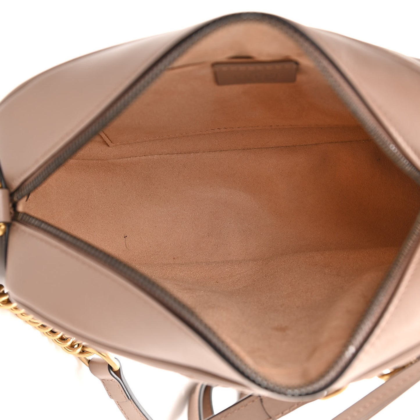 Calfskin Matelasse Small GG Marmont Chain Shoulder Bag Porcelain Rose