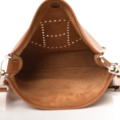 Hermes Taurillon Clemence Evelyne III PM Gold 5 of 9