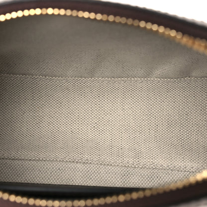 Gucci GG Supreme Monogram Textured Dollar Calfskin Web Small Ophidia GG Handbag Beige Ebony New Acero 5 of 11