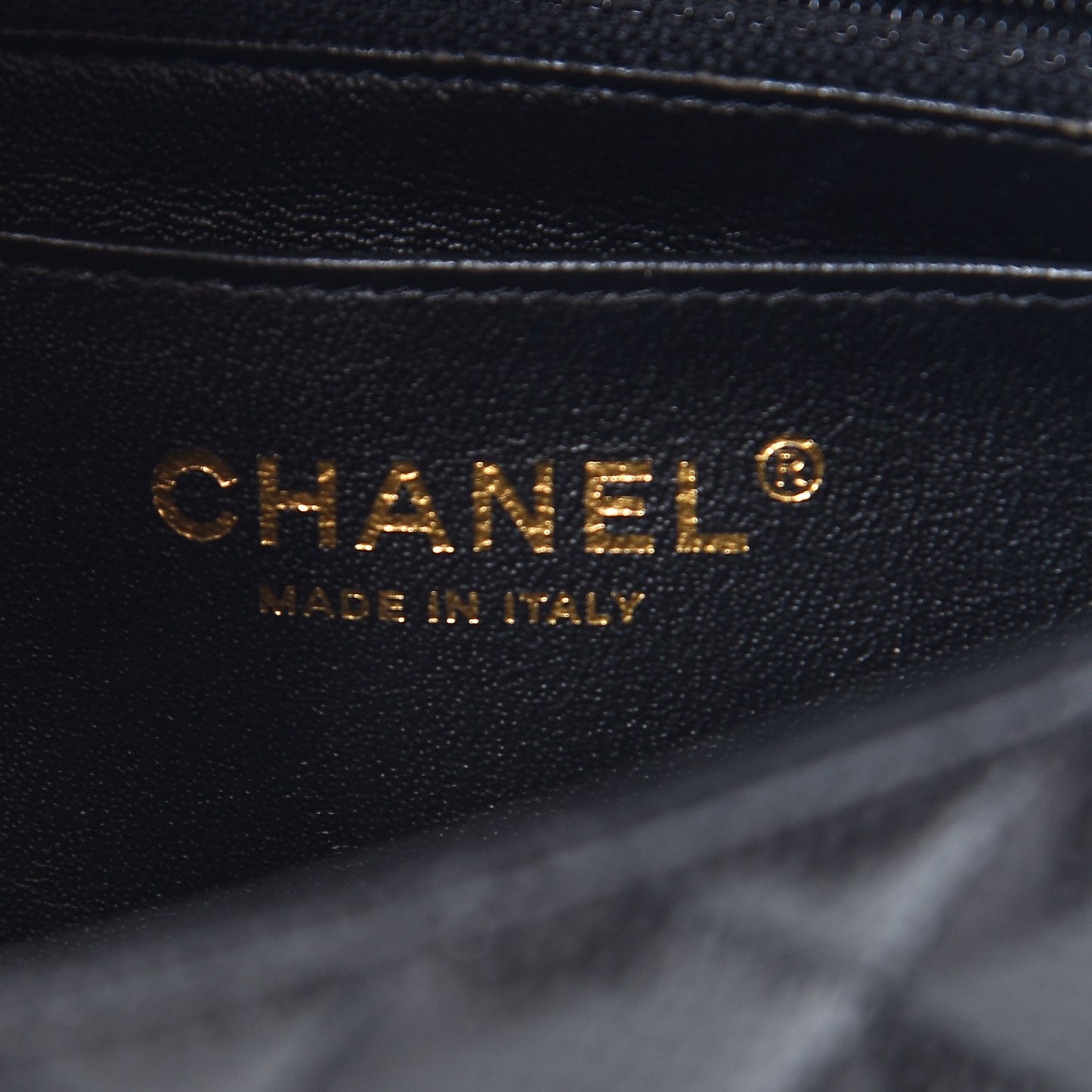 Caviar Quilted Mini Rectangular Flap Black