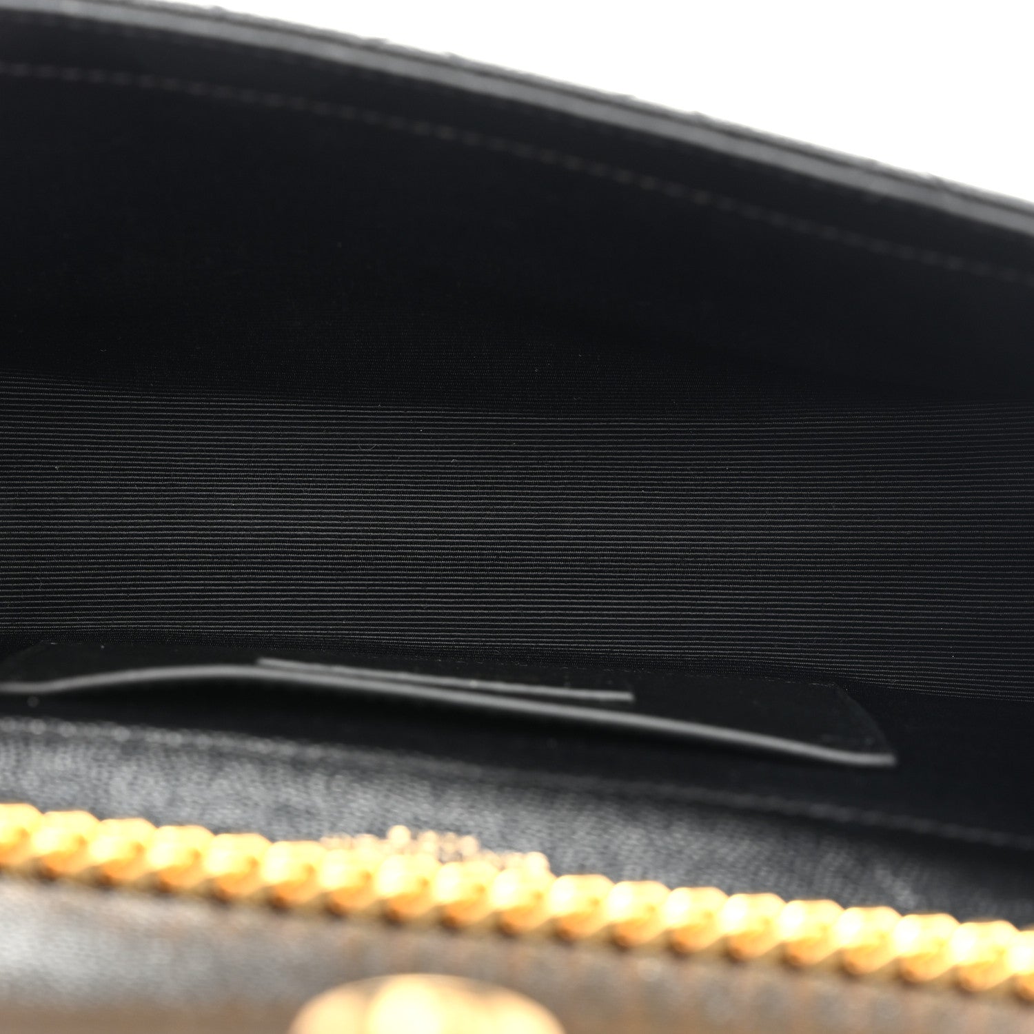 Saint Laurent Grain De Poudre Textured Mixed Matelasse Triquilt Small Monogram Satchel Black 5 of 10