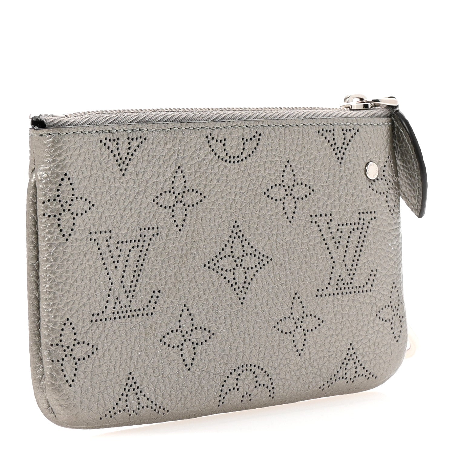 Louis Vuitton Mahina Zipped Card Holder Metallic Grey 3 of 7