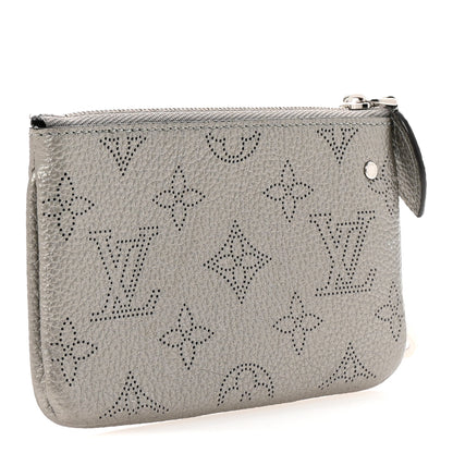 Louis Vuitton Mahina Zipped Card Holder Metallic Grey 3 of 7