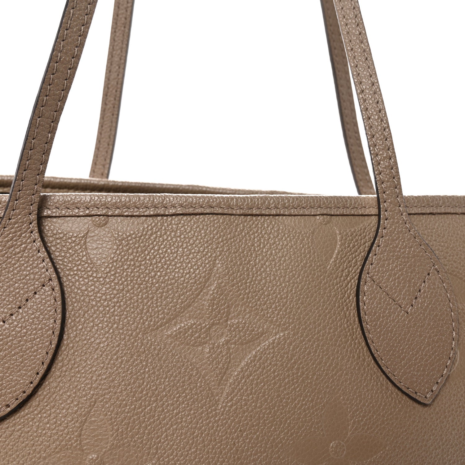 Louis Vuitton Empreinte Monogram Giant Neverfull MM Tourterelle 8 of 10