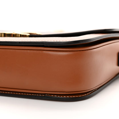 Celine Triomphe Canvas Calfskin Medium Triomphe Bag Tan 11 of 12