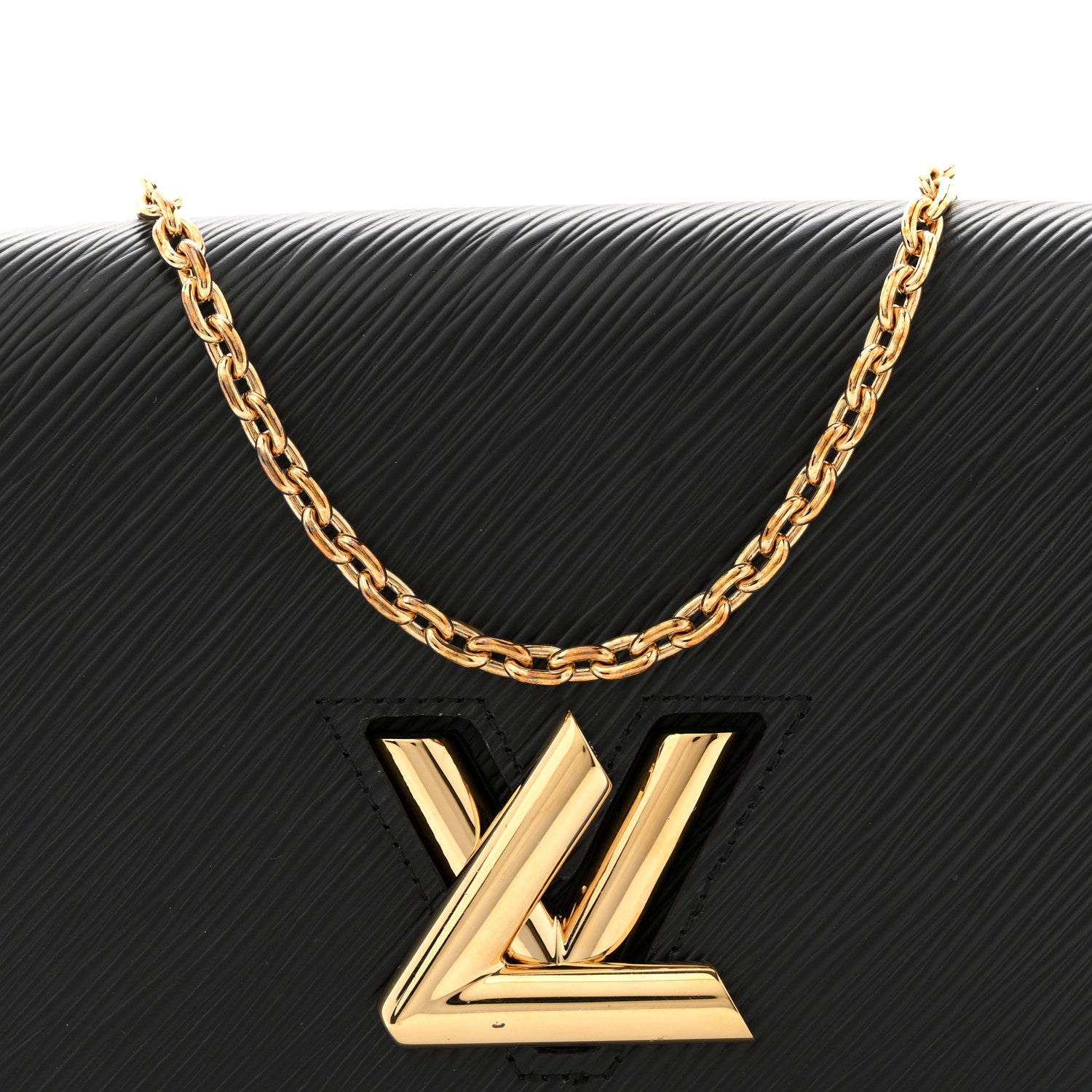 Louis Vuitton Epi Twist Belt Chain Wallet Black 7 of 11