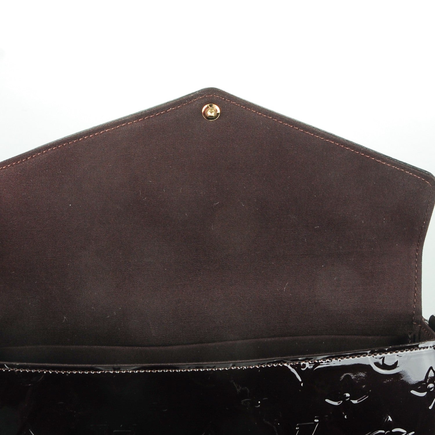Louis Vuitton Vernis Pochette Felicie Chain Wallet Amarante 9 of 10