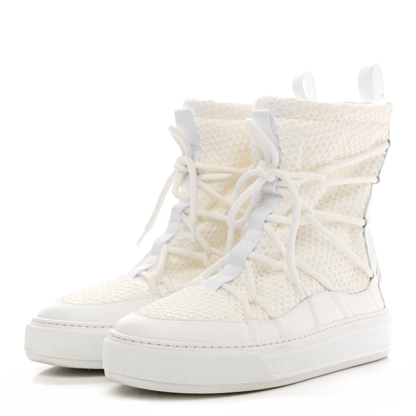 Resille Calfskin Womens Dior Solar Ankle Boots 39.5 White