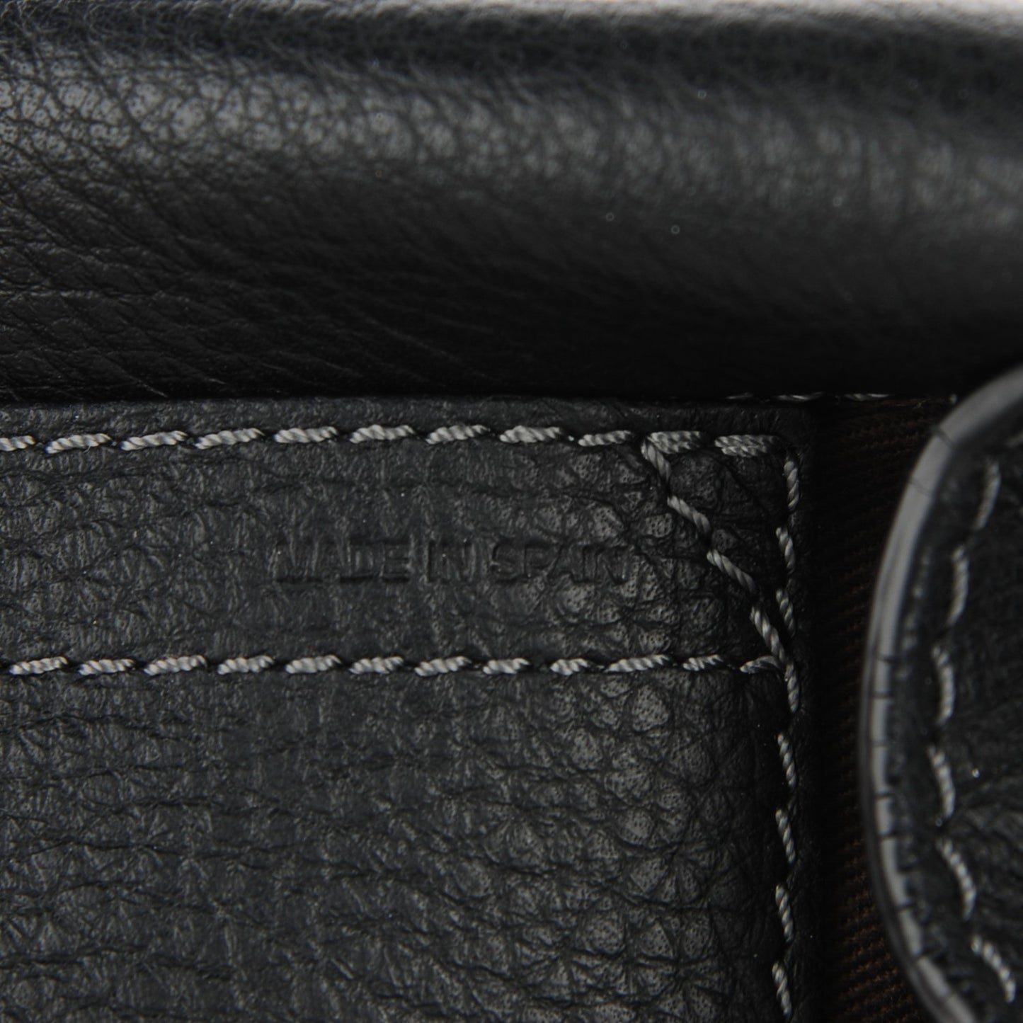 Calfskin Mini Marcie Round Crossbody Bag Black